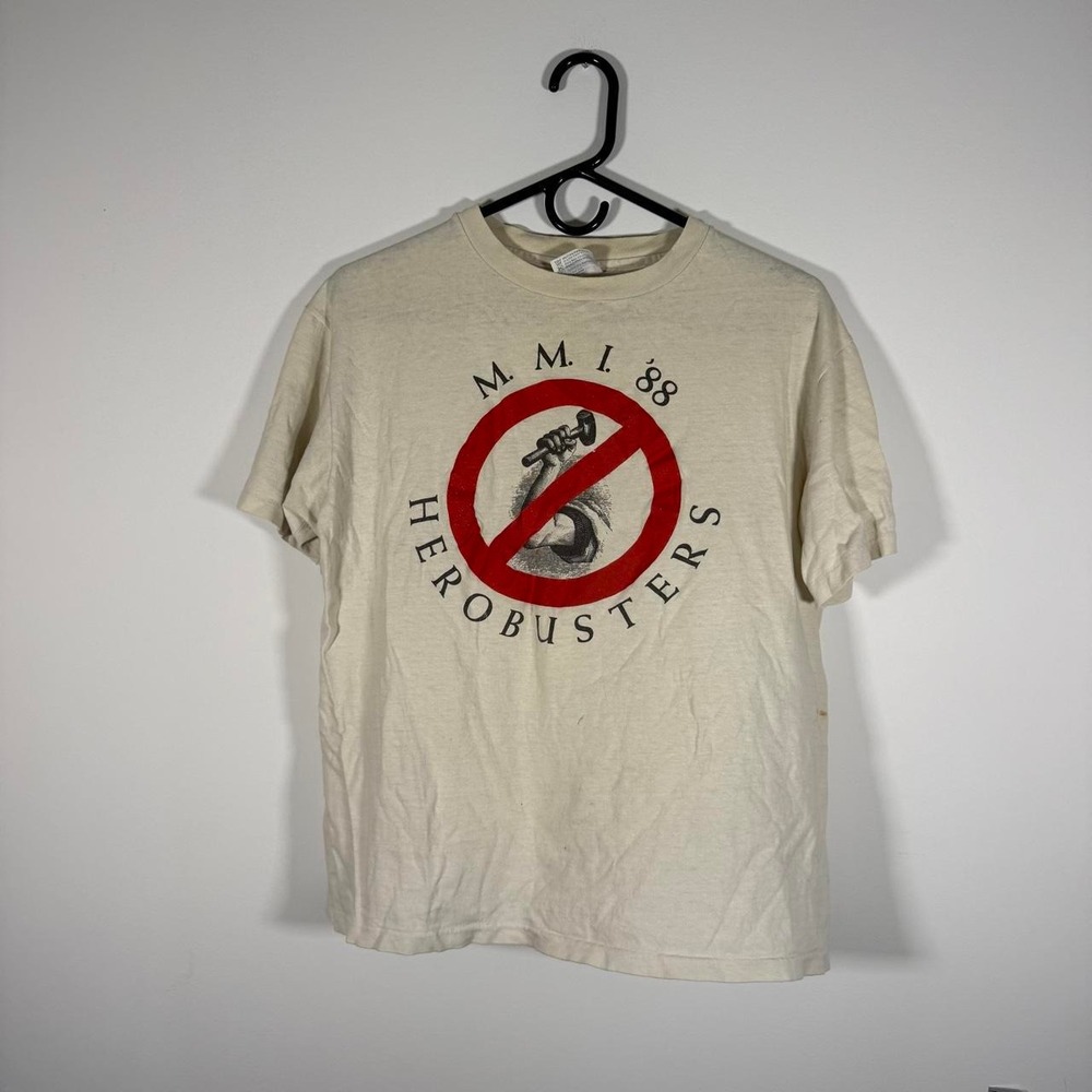 vintage 1980s "Hero Busters" parody t-shirt